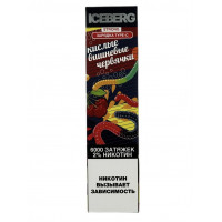 Электронная сигарета ICEBERG XXL 6000 Кислые вишневые червячки