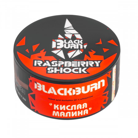 Табак для кальяна Black Burn Raspberry Shock (Кислая малина) 25 гр